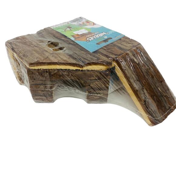 A&E Nibbles Small Pet Chew Small Animal Toys NB091 Wood House Cabin - Picture 5 of 5